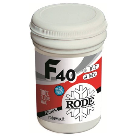 Fluorpulver Rode F40 0°...-3°C (32°...26°F), 30 g